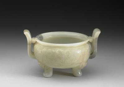 图片[2]-Jade incense burner, Qing dynasty, 1644-1911-China Archive